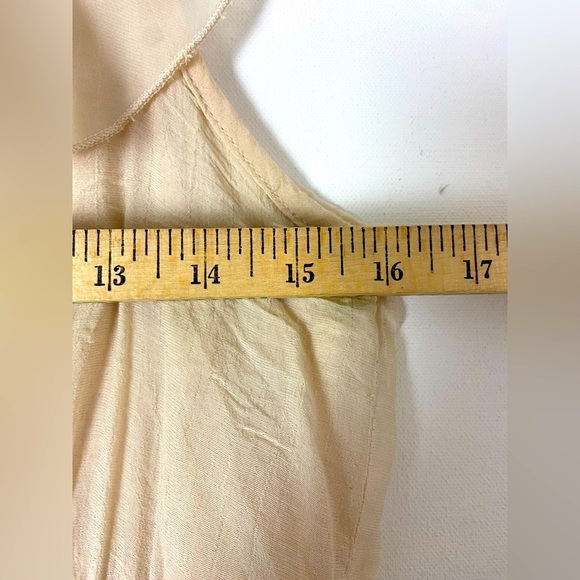 Miss Lili Womens Cream One shoulder Ruffle Dress SzL (sku331) - Picture 10 of 14